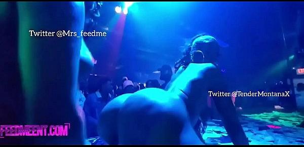  Viral video of ebony sluts in a strip club
